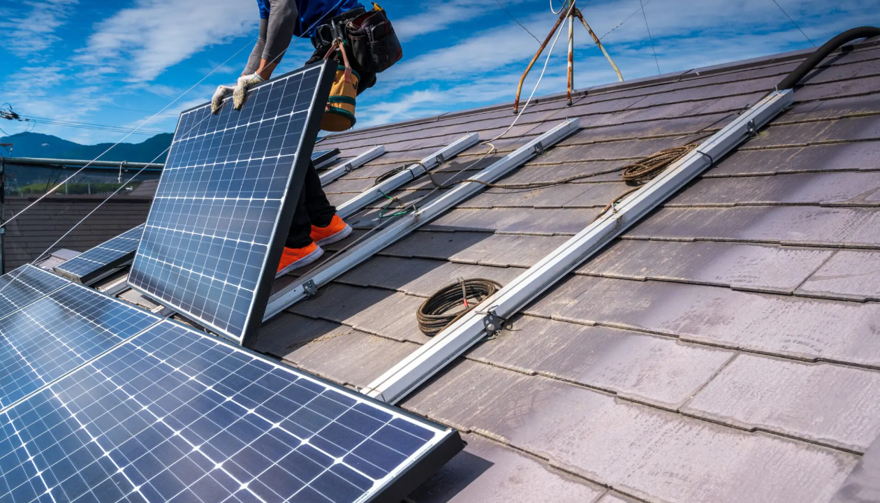 太陽光パネルの設置