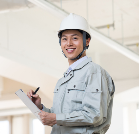 点検から完工まで一貫対応