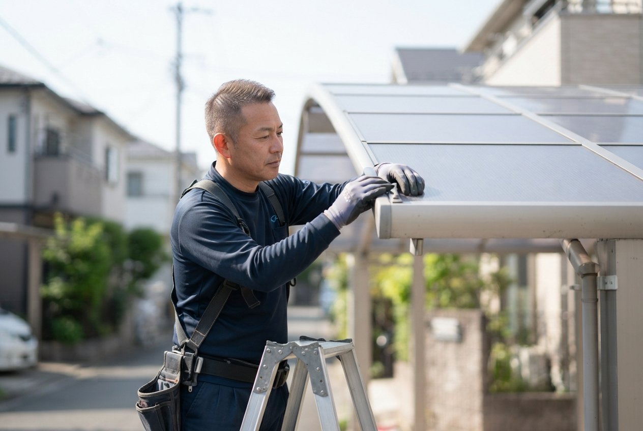 工事のあとに続く保証と定期点検のイメージ