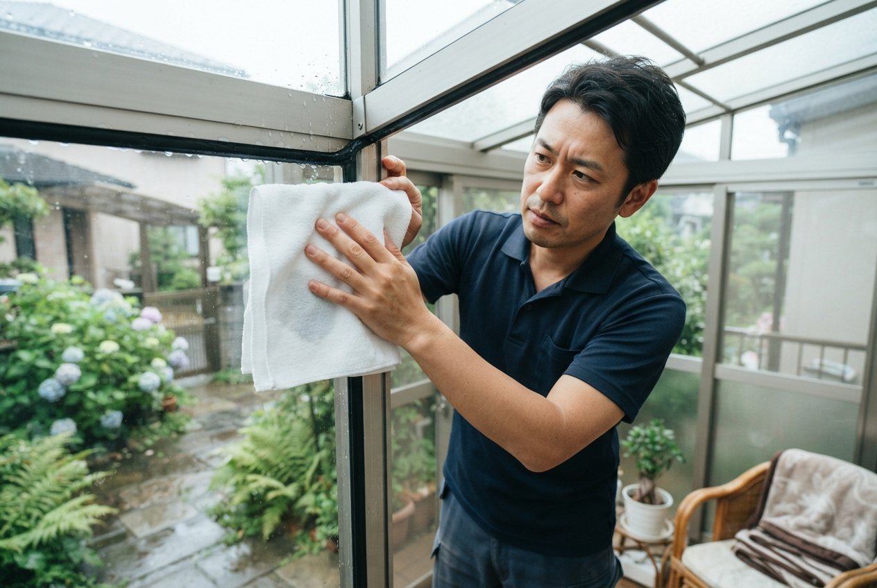 サンルーム 雨漏りのイメージ