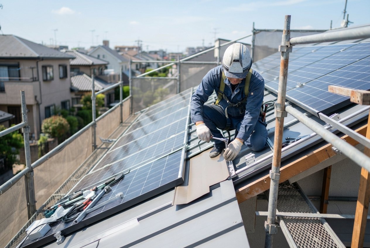 屋根太陽光発電のイメージ